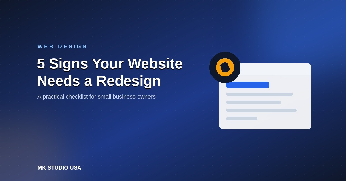 5 Signs Your Website Needs a Redesign